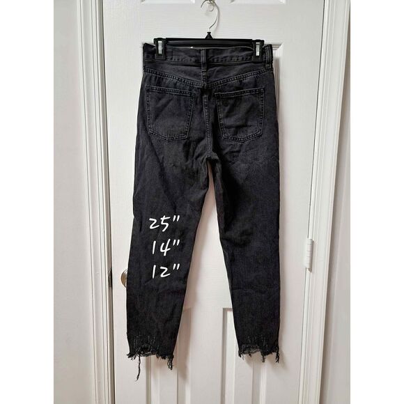 Free People Straight Leg High-R Jeans 25 - Picture 2 of 9